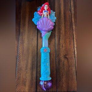 Disney Parks Blue and Pink Little Mermaid bubble Wand